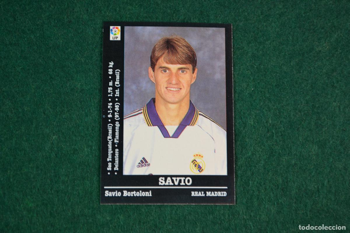 Cromos de f&uacute;tbol: PANINI LIGA 2000-2001 - 81 SAVIO (REAL MADRID) NUEVO