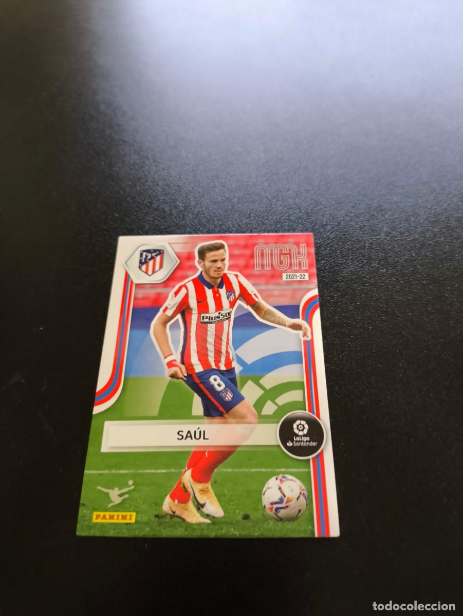 Figurine di Calcio: 47 Sa&uacute;l ATLETICO DE MADRID PANINI LIGA MEGACRACKS MGK 2021 2022 21 22 NO ESTE ADRENALYN