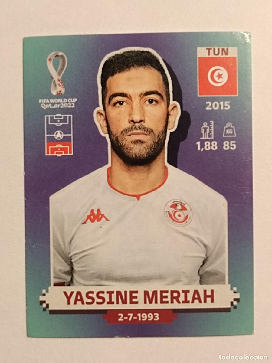 Fu&szlig;ball-Sticker: #TUN 10 YASSINE MERIAH (TUNEZ) MUNDIAL QATAR 2022 PANINI