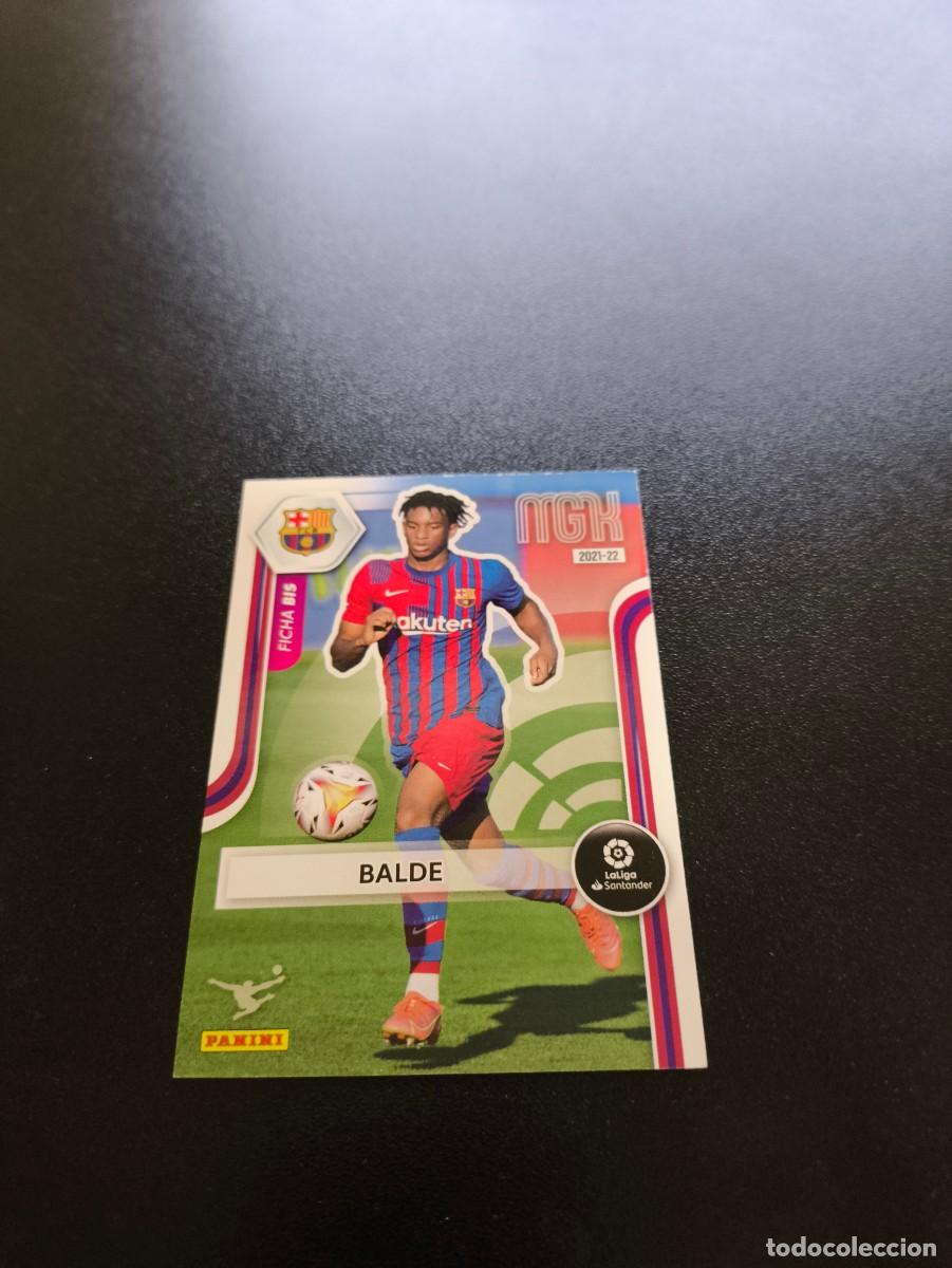 Cromos de f&uacute;tbol: 63 BIS Alejandro Balde ROOKIE CARD BARCELONA PANINI LIGA MEGACRACKS MGK 2021 2022 21 22 NO ESTE