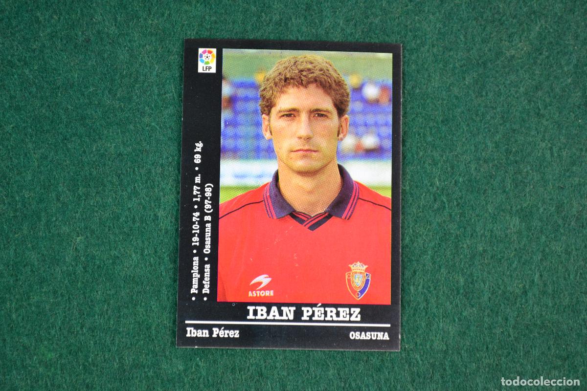 Cromos de f&uacute;tbol: PANINI LIGA 2000-2001 - 313 IBAN PEREZ (OSASUNA) NUEVO