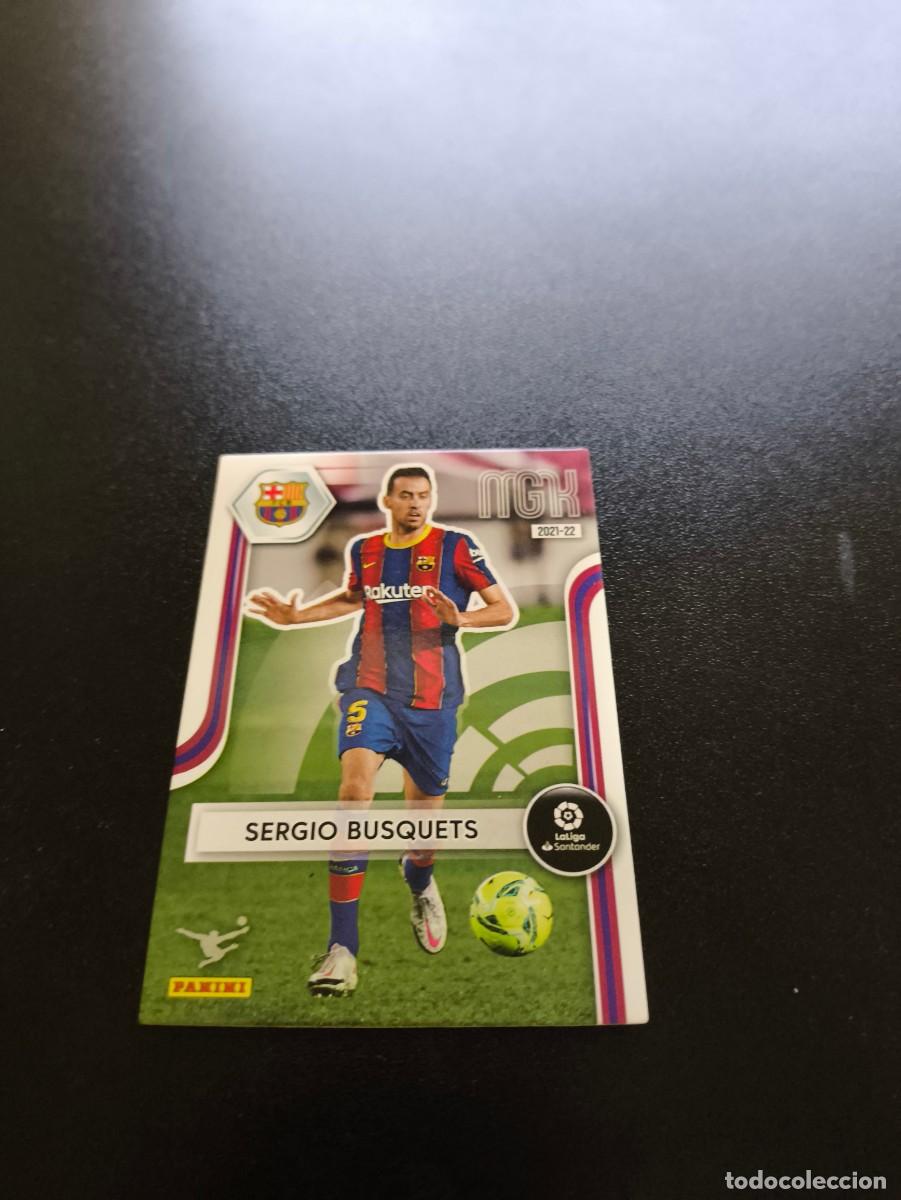 Cromos de f&uacute;tbol: 65 Sergio Busquets BARCELONA PANINI LIGA MEGACRACKS MGK 2021 2022 21 22 NO ESTE ADRENALYN