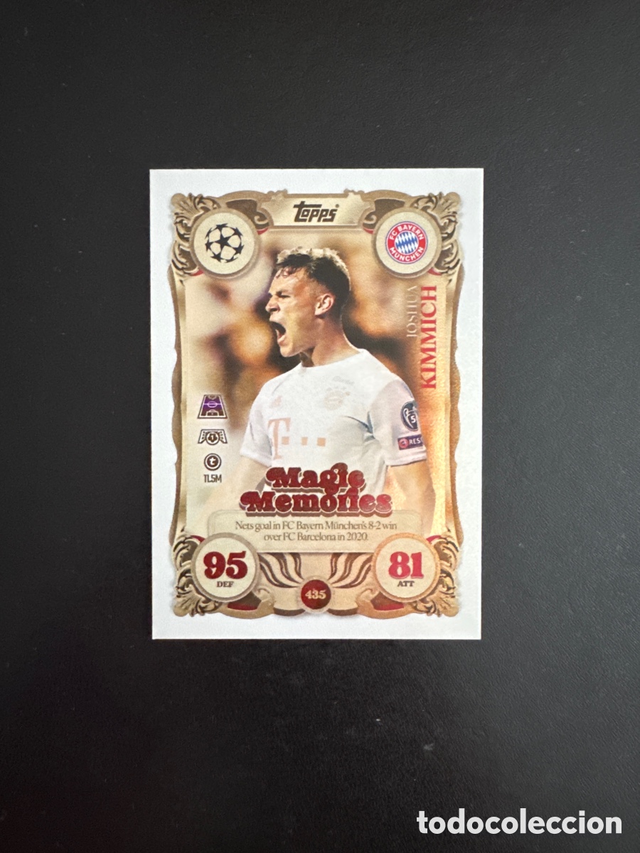Cromos de f&uacute;tbol: KIMMICH MAGIC MEMORIES NUMERO 435 MATCH ATTAX 2025 2026