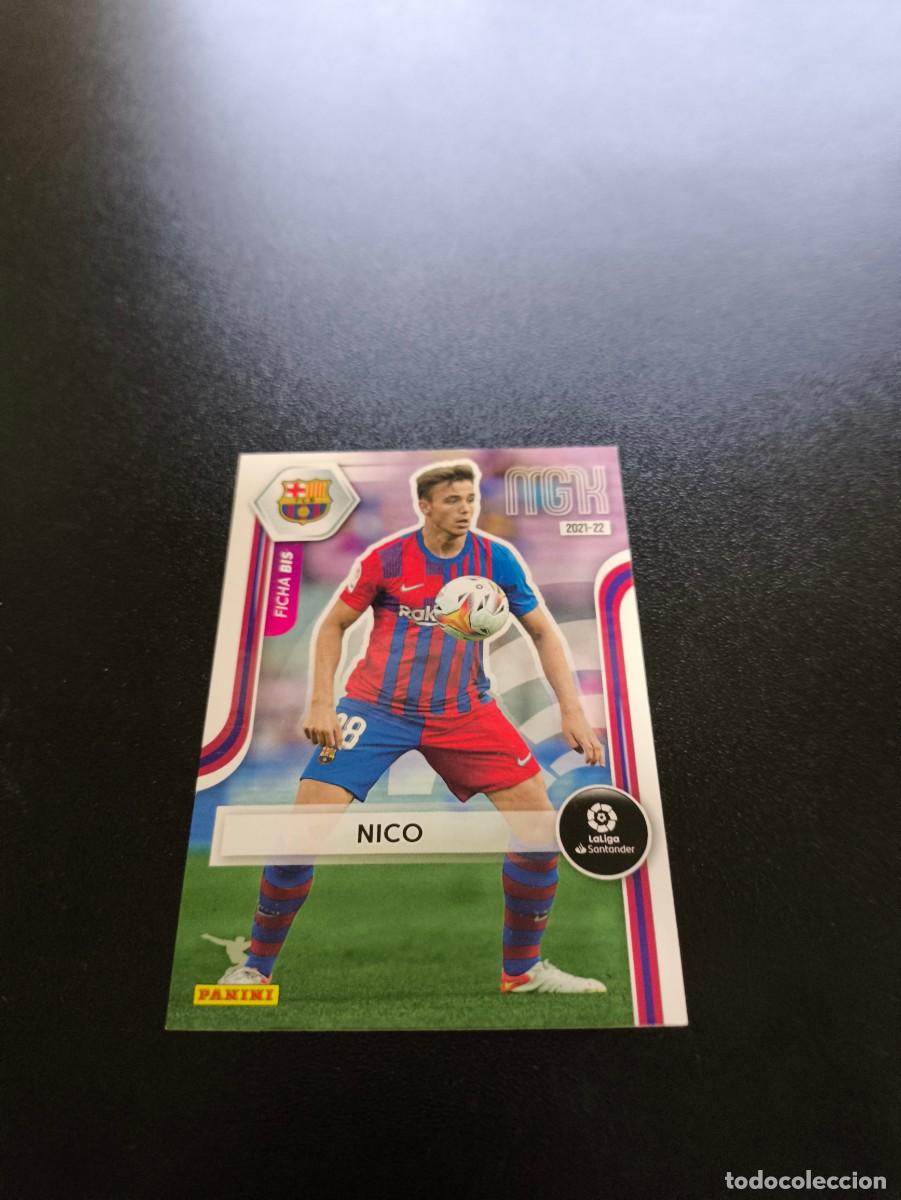 Cromos de f&uacute;tbol: 65 BIS Nico ROOKIE CARD BARCELONA PANINI LIGA MEGACRACKS MGK 2021 2022 21 22 NO ESTE ADRENALYN