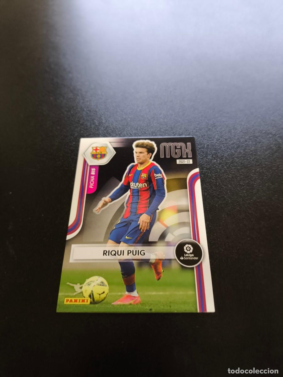 Cromos de f&uacute;tbol: 66 BIS Riqui Puig BARCELONA PANINI LIGA MEGACRACKS MGK 2021 2022 21 22 NO ESTE ADRENALYN