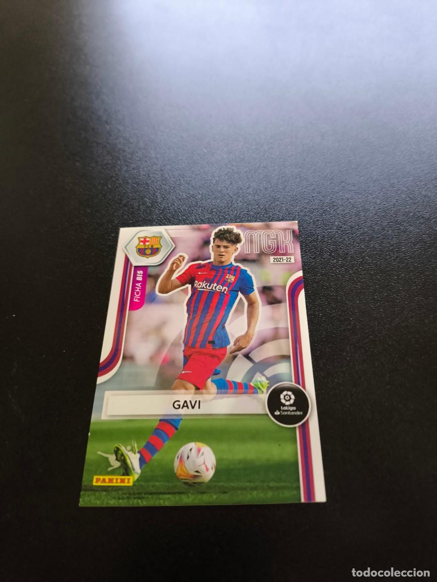 Cromos de f&uacute;tbol: 67 BIS Gavi ROOKIE CARD BARCELONA PANINI LIGA MEGACRACKS MGK 2021 2022 21 22 NO ESTE ADRENALYN