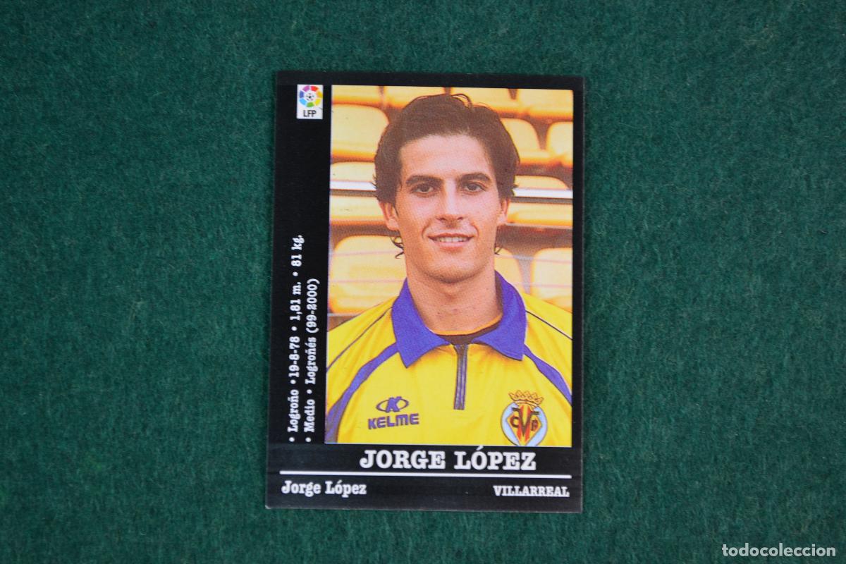 Cromos de f&uacute;tbol: PANINI LIGA 2000-2001 - 335 JORGE LOPEZ (VILLARREAL) NUEVO
