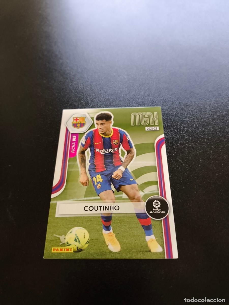 Cromos de f&uacute;tbol: 69 BIS Philippe Coutinho BARCELONA PANINI LIGA MEGACRACKS MGK 2021 2022 21 22 NO ESTE ADRENALYN