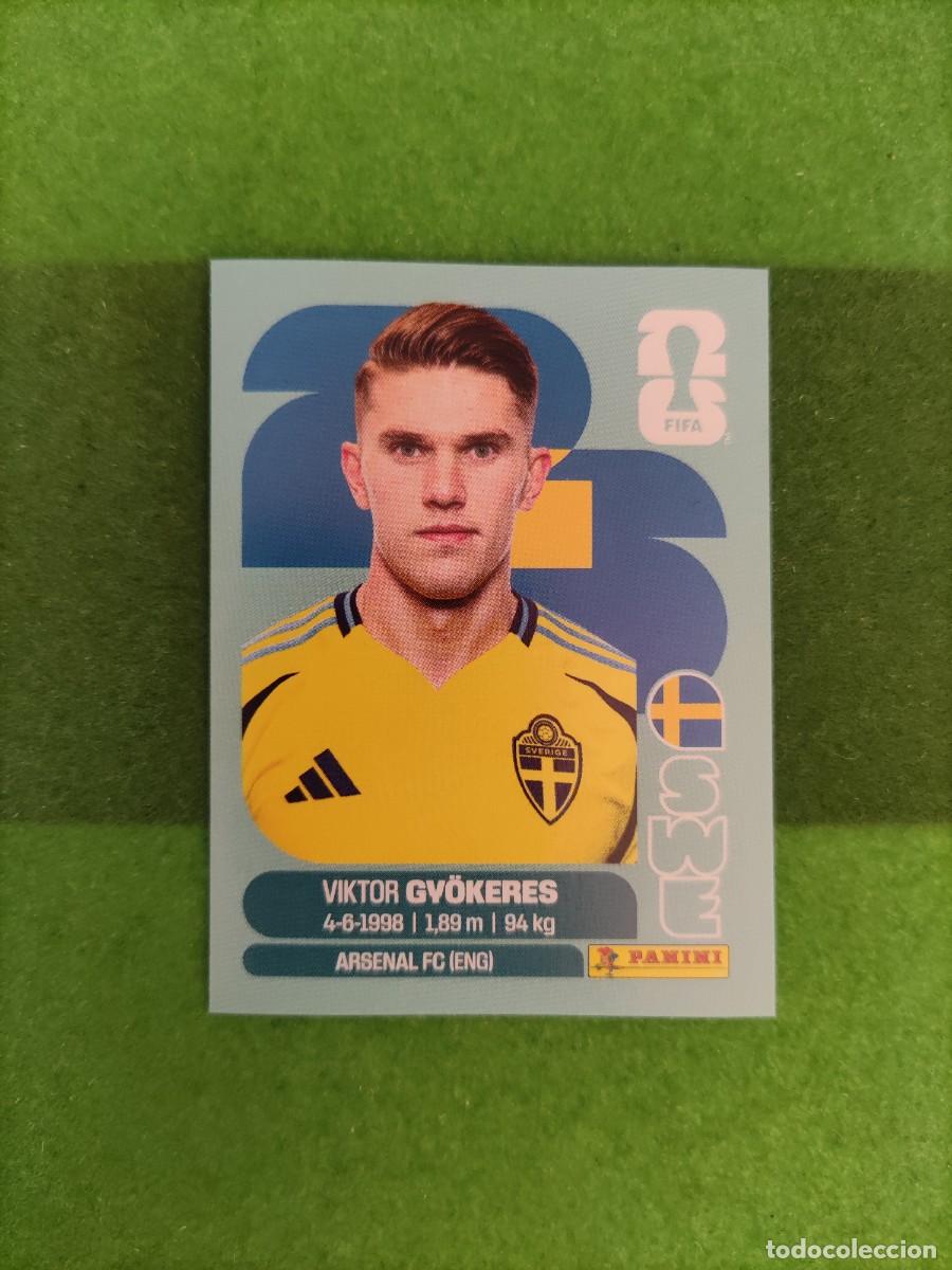 Cromos de f&uacute;tbol: Gy&ouml;keres Suecia SWE 20 Sticker Mundial 2026 FIFA World Cup / Sin pegar