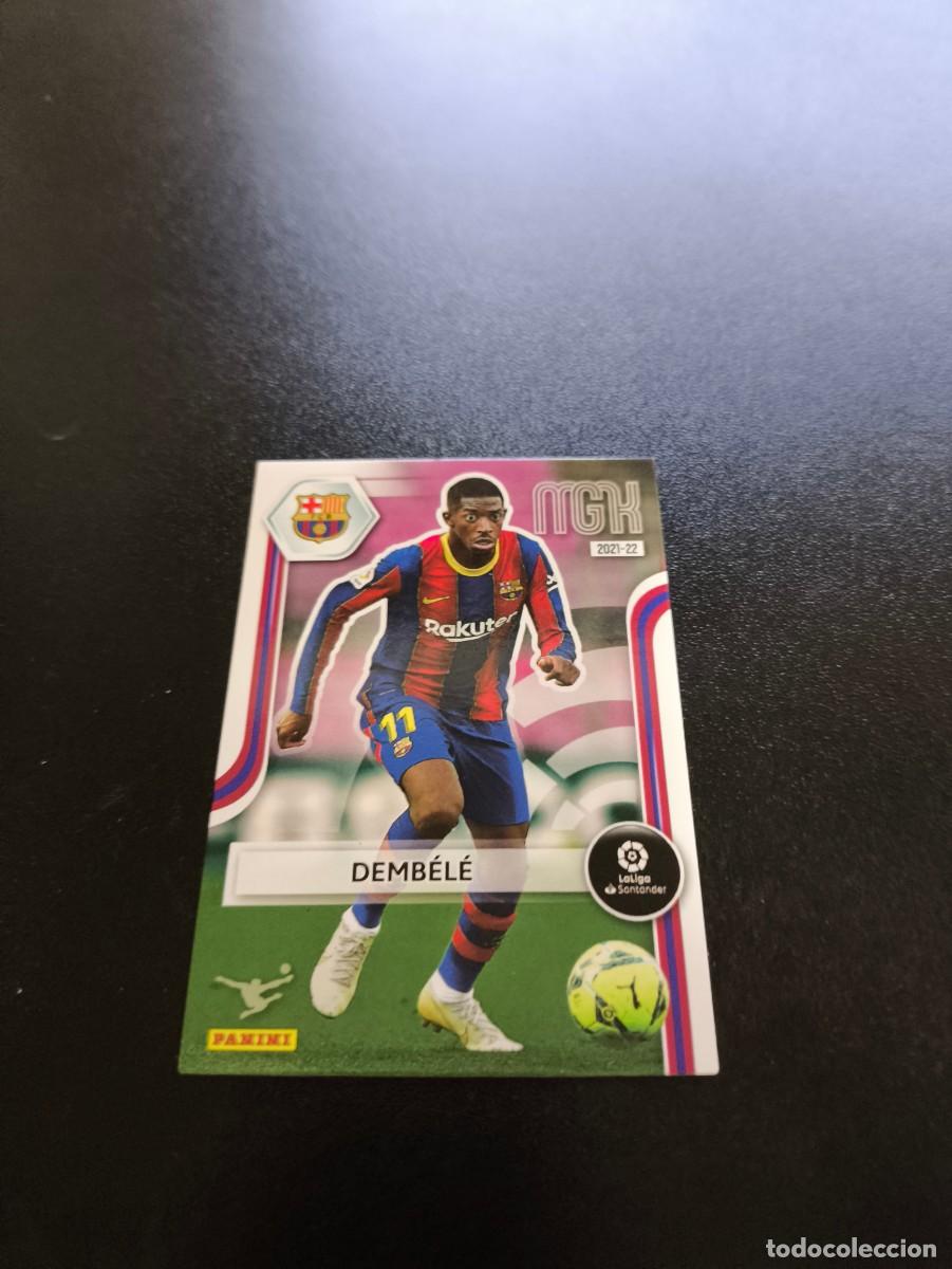 Cromos de f&uacute;tbol: 71 Ousmane Demb&eacute;l&eacute; BARCELONA PANINI LIGA MEGACRACKS MGK 2021 2022 21 22 NO ESTE ADRENALYN