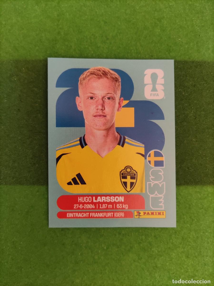 Cromos de f&uacute;tbol: Larsson Suecia SWE 9 Sticker Mundial 2026 FIFA World Cup / Sin pegar