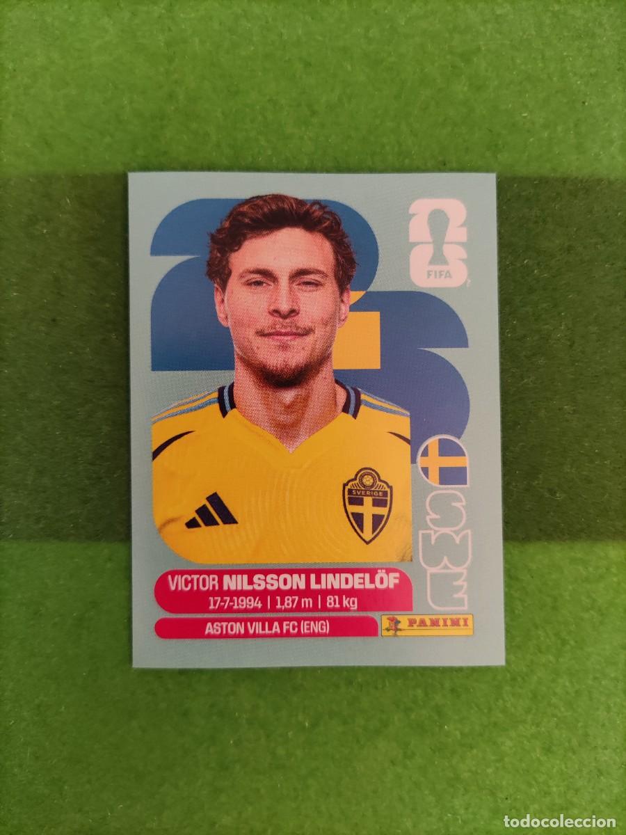Cromos de f&uacute;tbol: Nilsson Lindel&ouml;f Suecia SWE 6 Sticker Mundial 2026 FIFA World Cup / Sin pegar