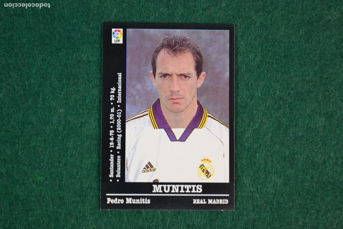 Cromos de f&uacute;tbol: PANINI LIGA 2000-2001 - ULTIMO FICHAJE MUNITIS (REAL MADRID) NUEVO