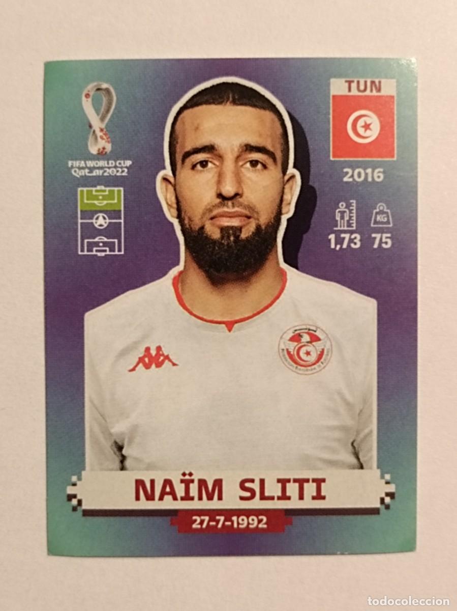 Figurine di Calcio: #TUN 20 NAIM SLITI (TUNEZ) MUNDIAL QATAR 2022 PANINI