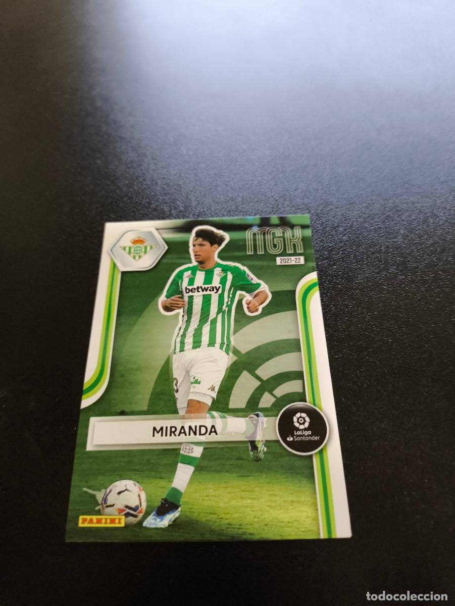 Cromos de Futebol: 81 Miranda REAL BETIS PANINI LIGA MEGACRACKS MGK 2021 2022 21 22 NO ESTE ADRENALYN