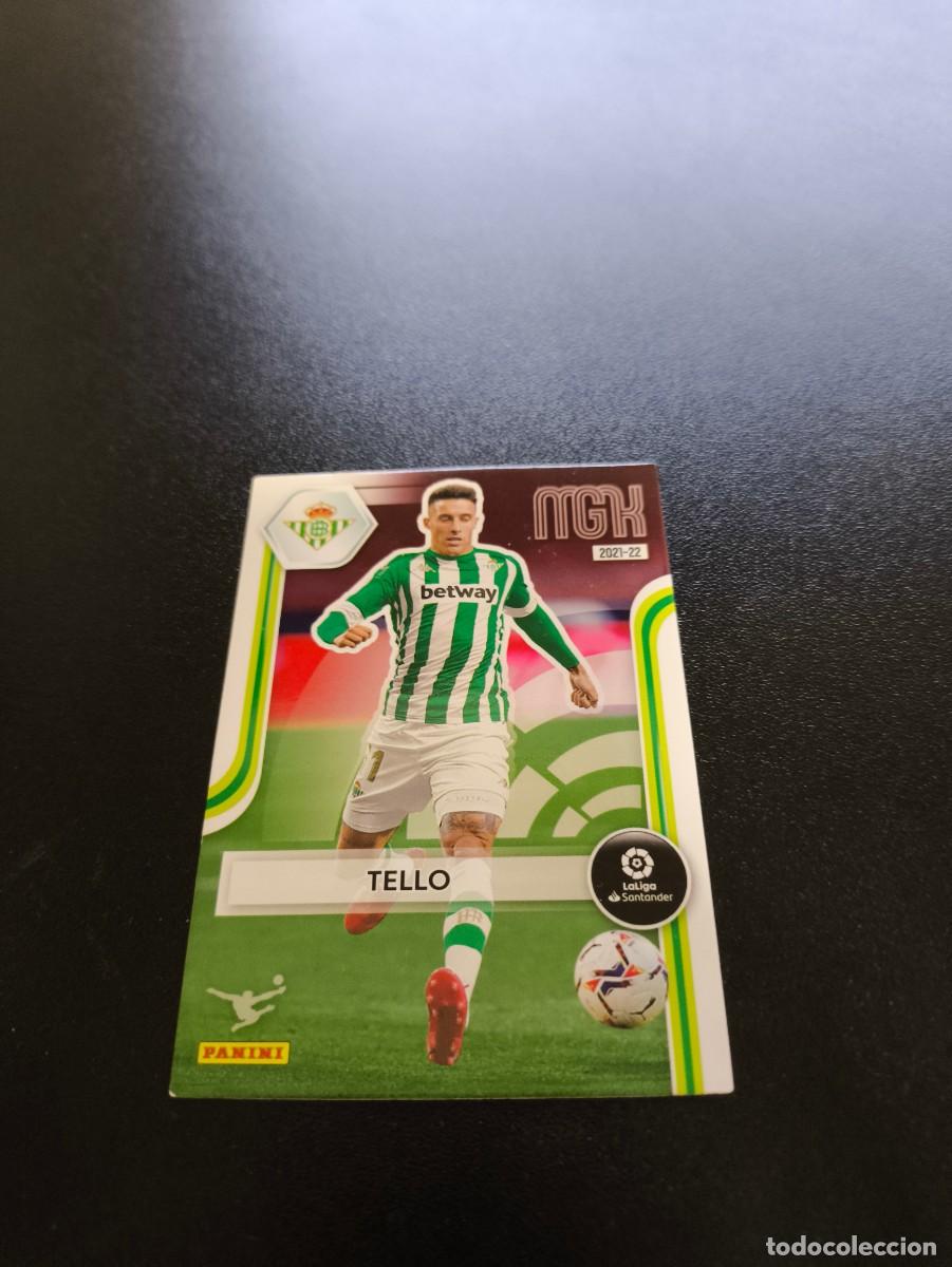 Fu&szlig;ball-Sticker: 88 Tello REAL BETIS PANINI LIGA MEGACRACKS MGK 2021 2022 21 22 NO ESTE ADRENALYN