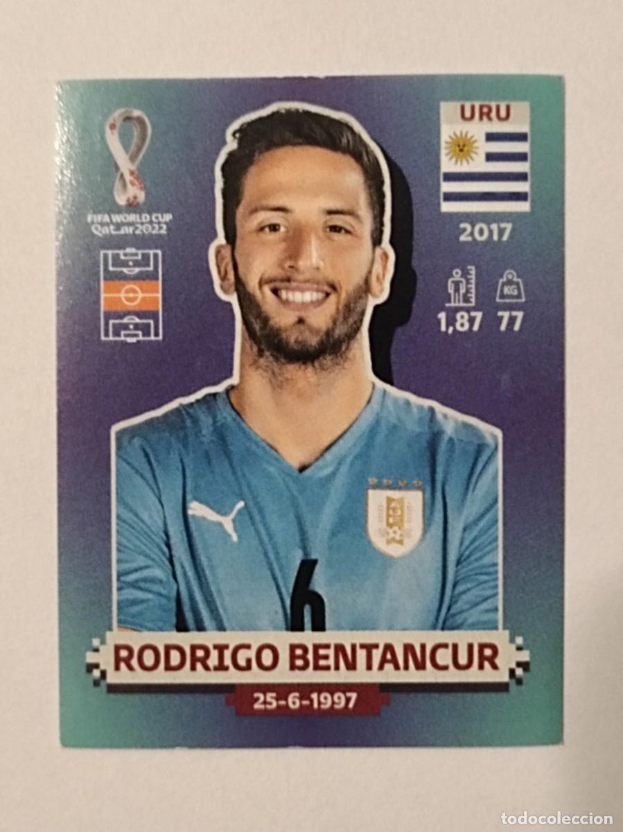Cromos de f&uacute;tbol: #URU 11 RODRIGO BENTANCUR (URUGUAY) MUNDIAL QATAR 2022 PANINI