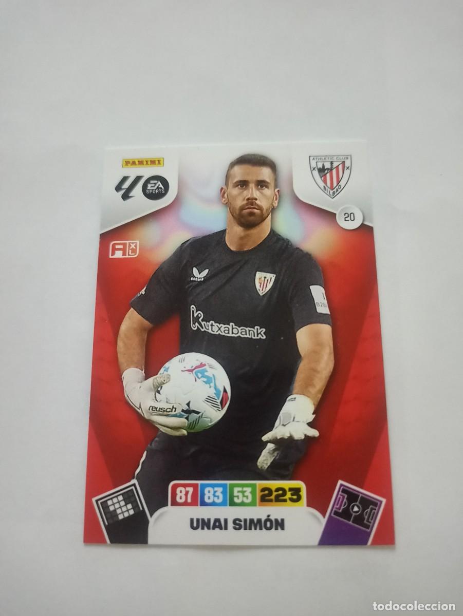 Cromos de f&uacute;tbol: Unai Simon N&deg; 20 - Ath. Bilbao - ADRENALYN 2025 2026 - 25 26 - Panini