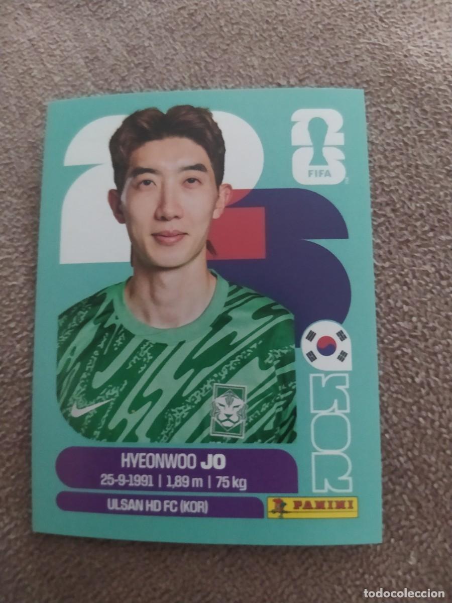 Cromos de f&uacute;tbol: KOR 02 Hyeonwoo JO 2 Corea Korea del Sur Mundial 2026 Panini