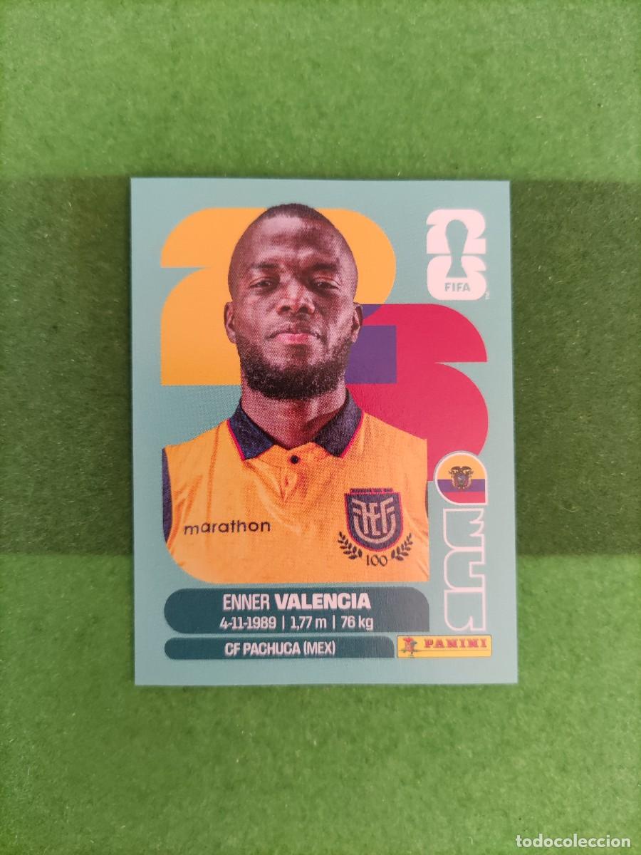 Cromos de f&uacute;tbol: Valencia Ecuador ECU 20 Sticker Mundial 2026 FIFA World Cup / Sin pegar
