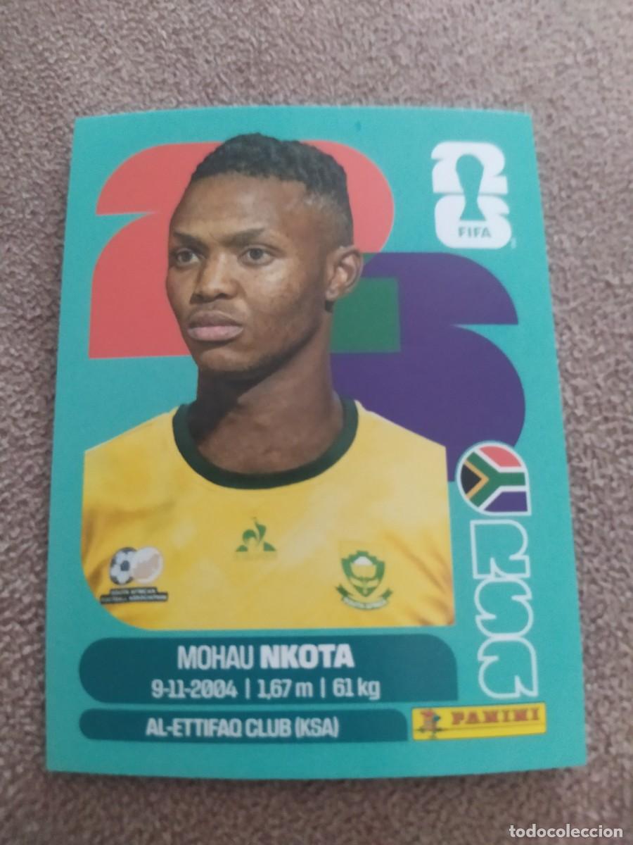 Cromos de f&uacute;tbol: RSA 19 Mohau NKOTA Sud&aacute;frica Mundial 2026 Panini