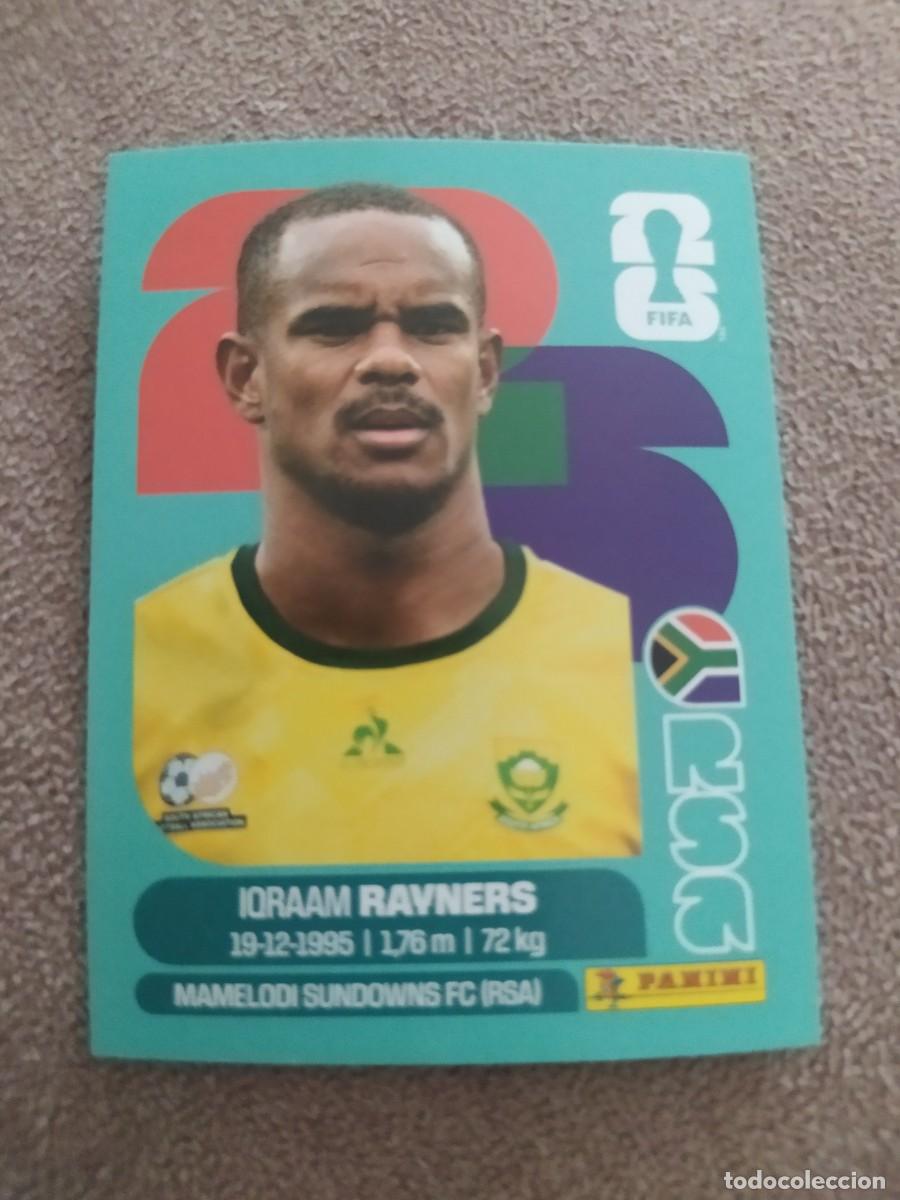 Cromos de f&uacute;tbol: RSA 18 Iqraam RAYNERS Sud&aacute;frica Mundial 2026 Panini