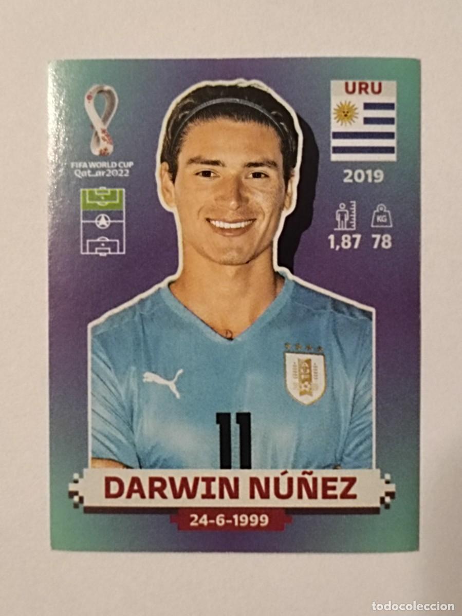 Cromos de f&uacute;tbol: #URU 18 DARWIN NU&Ntilde;EZ (URUGUAY) MUNDIAL QATAR 2022 PANINI