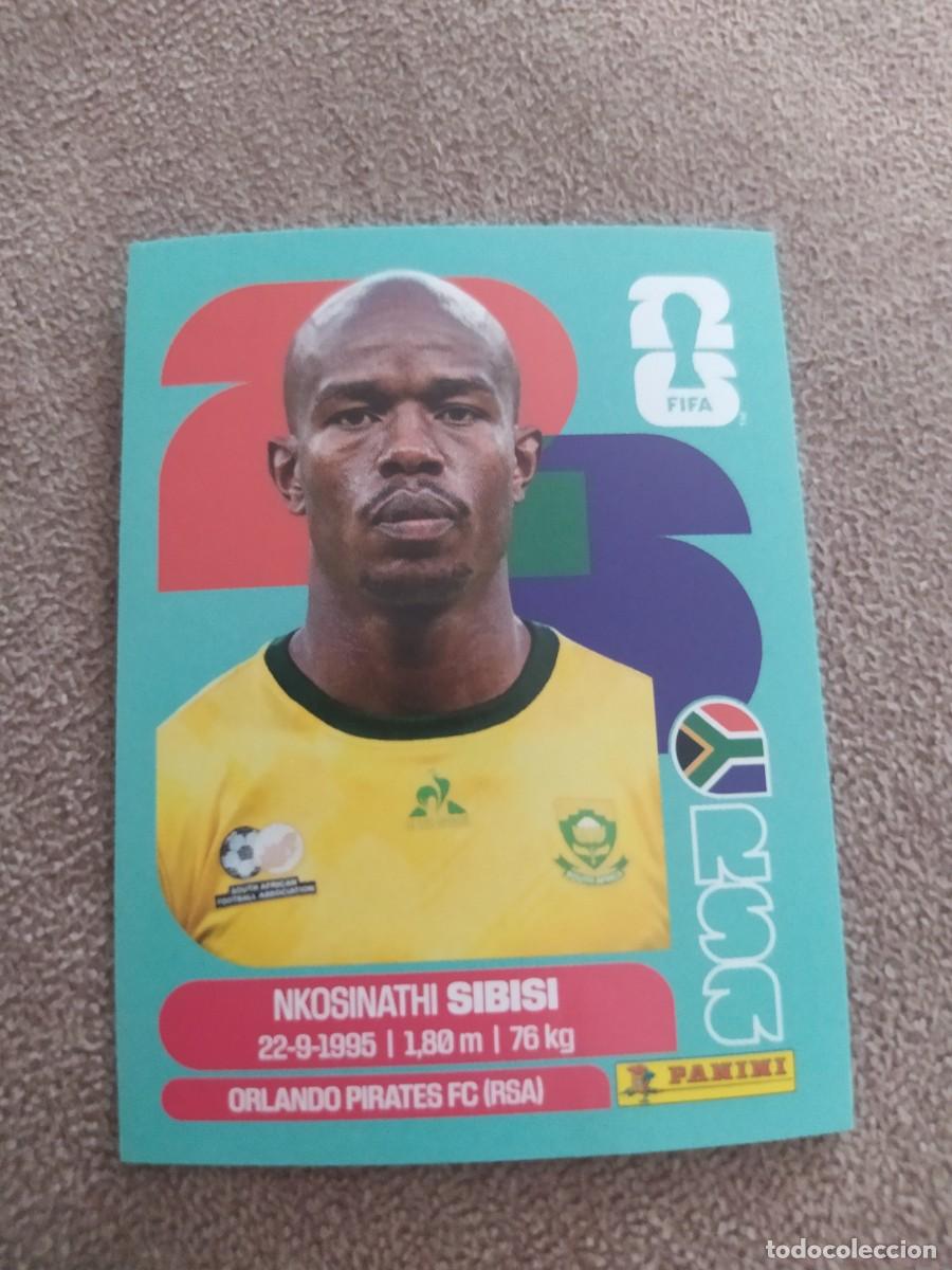Cromos de f&uacute;tbol: RSA 10 Nkosinathi SIBISI Sud&aacute;frica Mundial 2026 Panini
