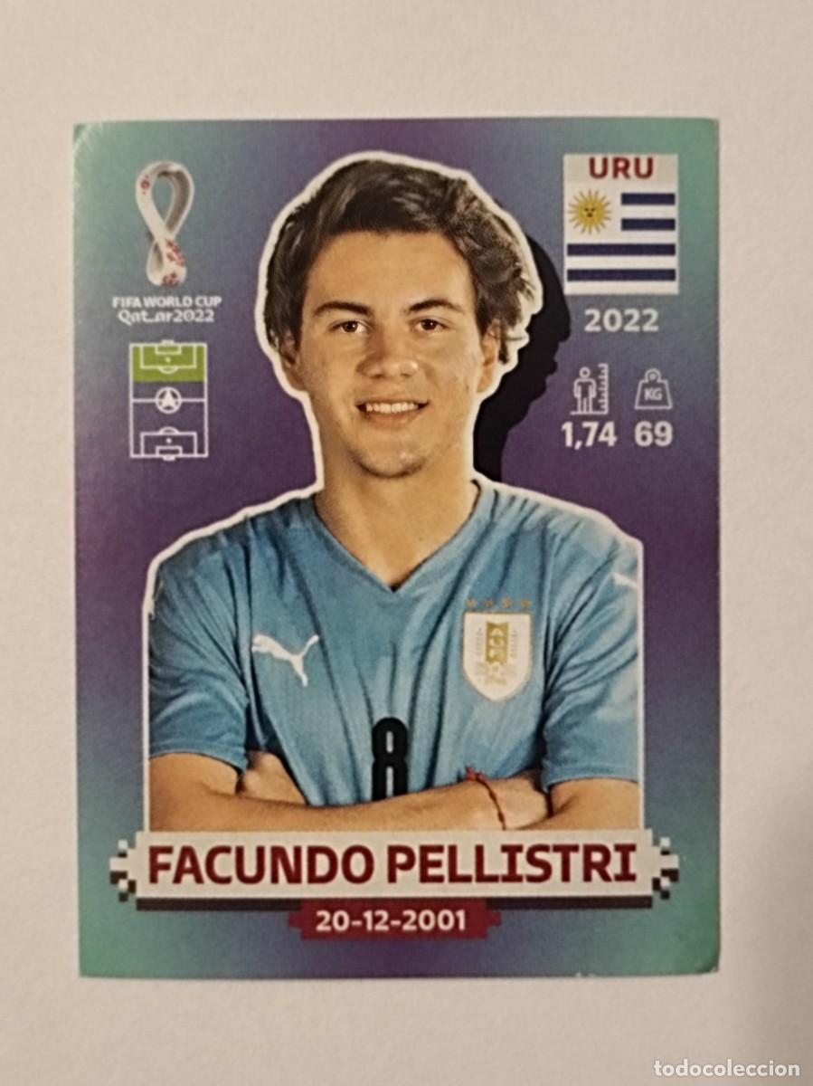 Cromos de f&uacute;tbol: #URU 19 FACUNDO PELLISTRI (URUGUAY) MUNDIAL QATAR 2022 PANINI