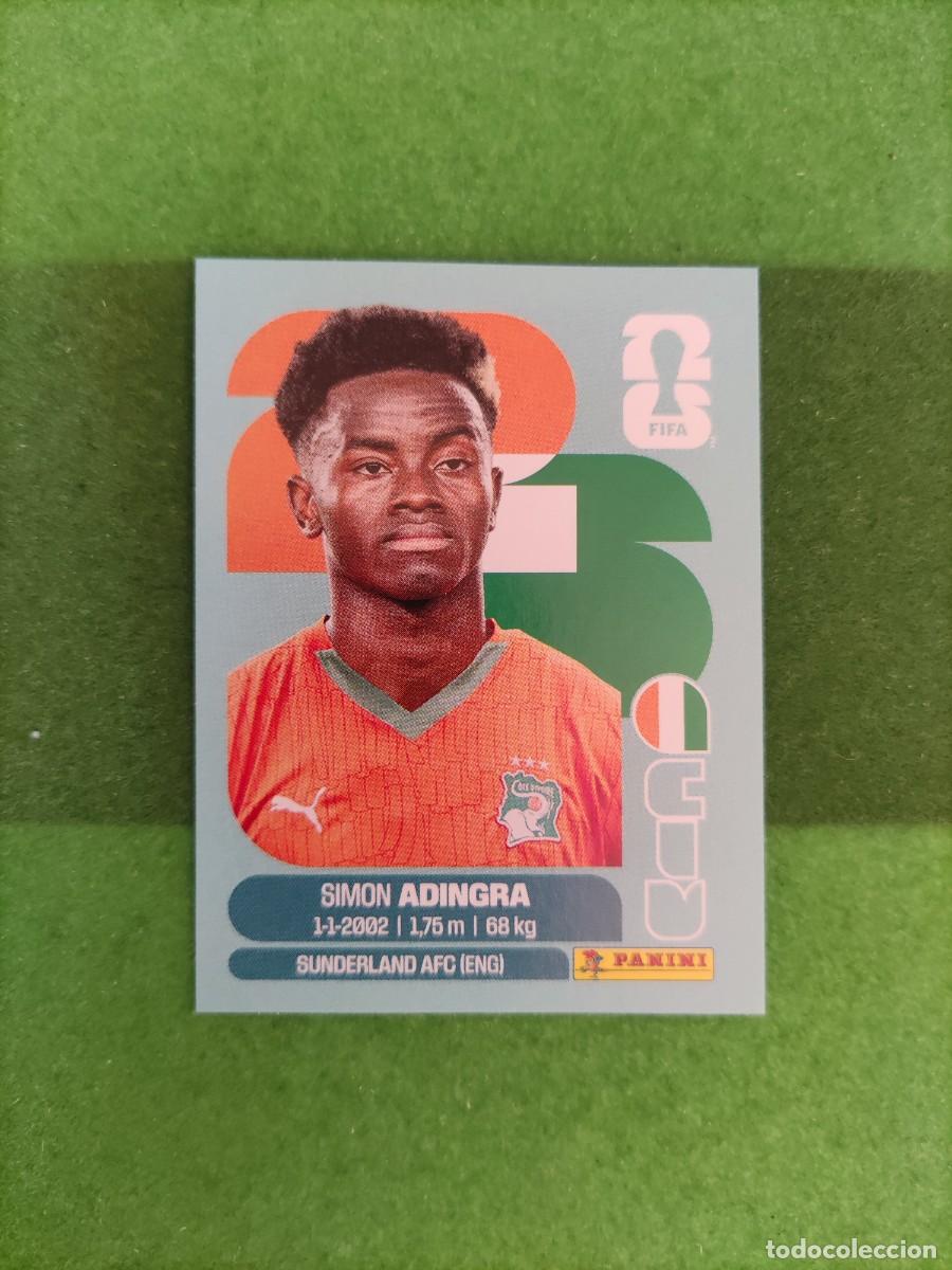Cromos de f&uacute;tbol: Adingra Costa de Marfil CIV 17 Sticker Mundial 2026 FIFA World Cup / Sin pegar
