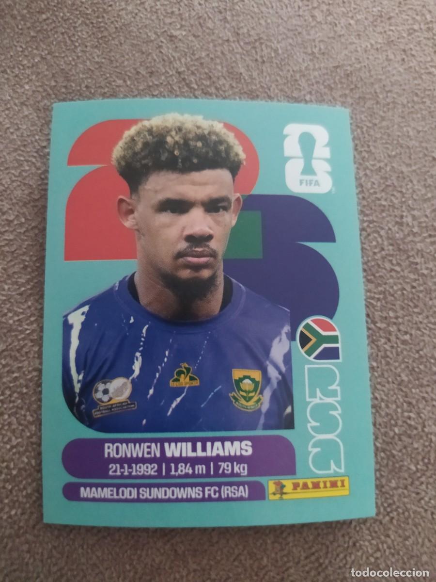 Fu&szlig;ball-Sticker: RSA 02 Ronwen WILLIAMS 2 Sud&aacute;frica Mundial 2026 Panini
