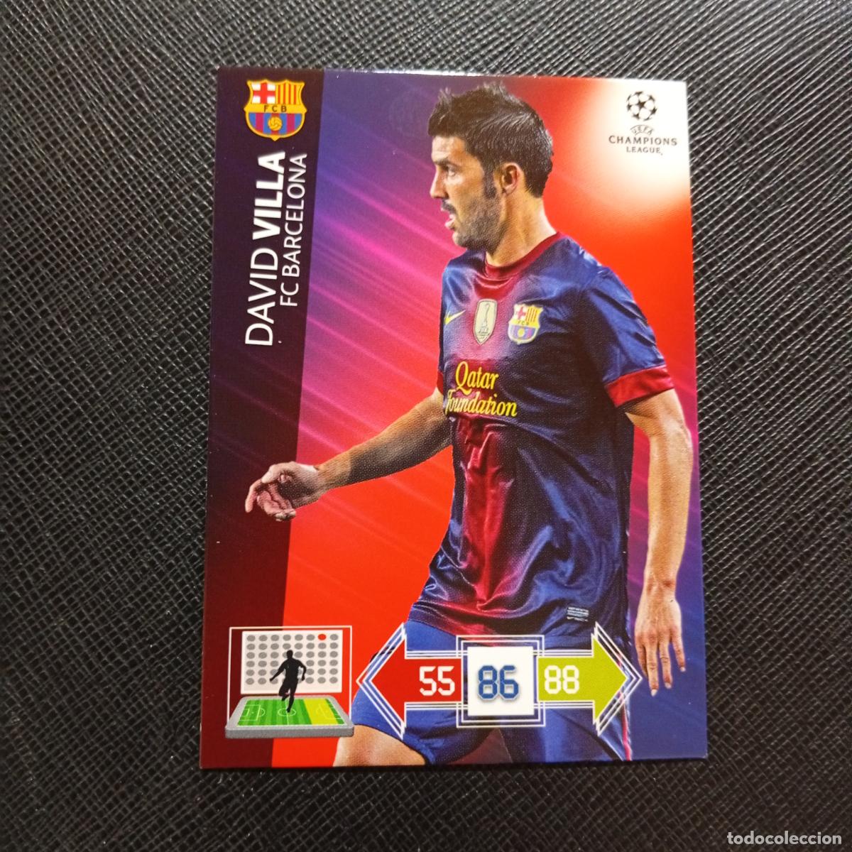 Fu&szlig;ball-Sticker: VILLA BARCELONA ADRENALYN CHAMPIONS LEAGUE 2012 2013 FUTBOL 12 13 - A210 PG334