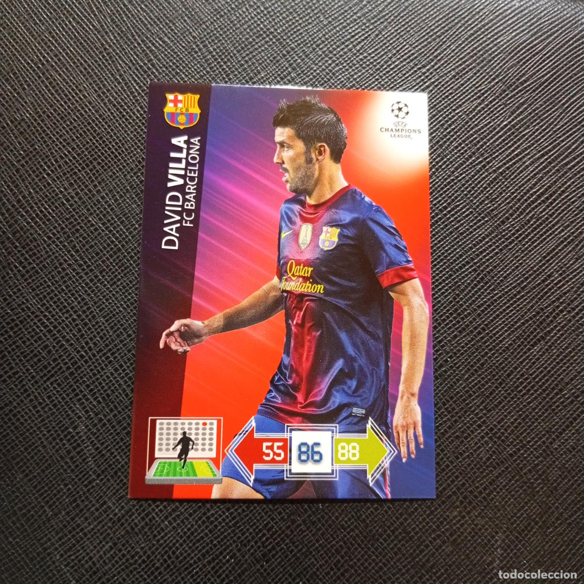 Fu&szlig;ball-Sticker: VILLA BARCELONA ADRENALYN CHAMPIONS LEAGUE 2012 2013 FUTBOL 12 13 - A210 PG316