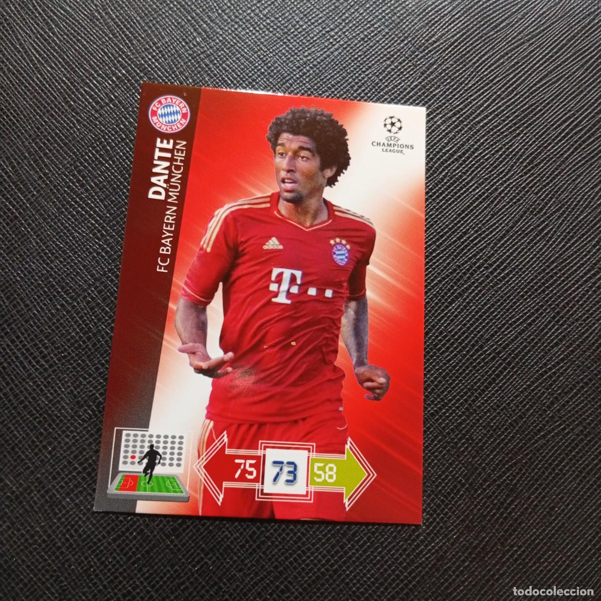 Cromos de f&uacute;tbol: DANTE BAYERN MUNICH ADRENALYN CHAMPIONS LEAGUE 2012 2013 FUTBOL 12 13 - A210 PG325