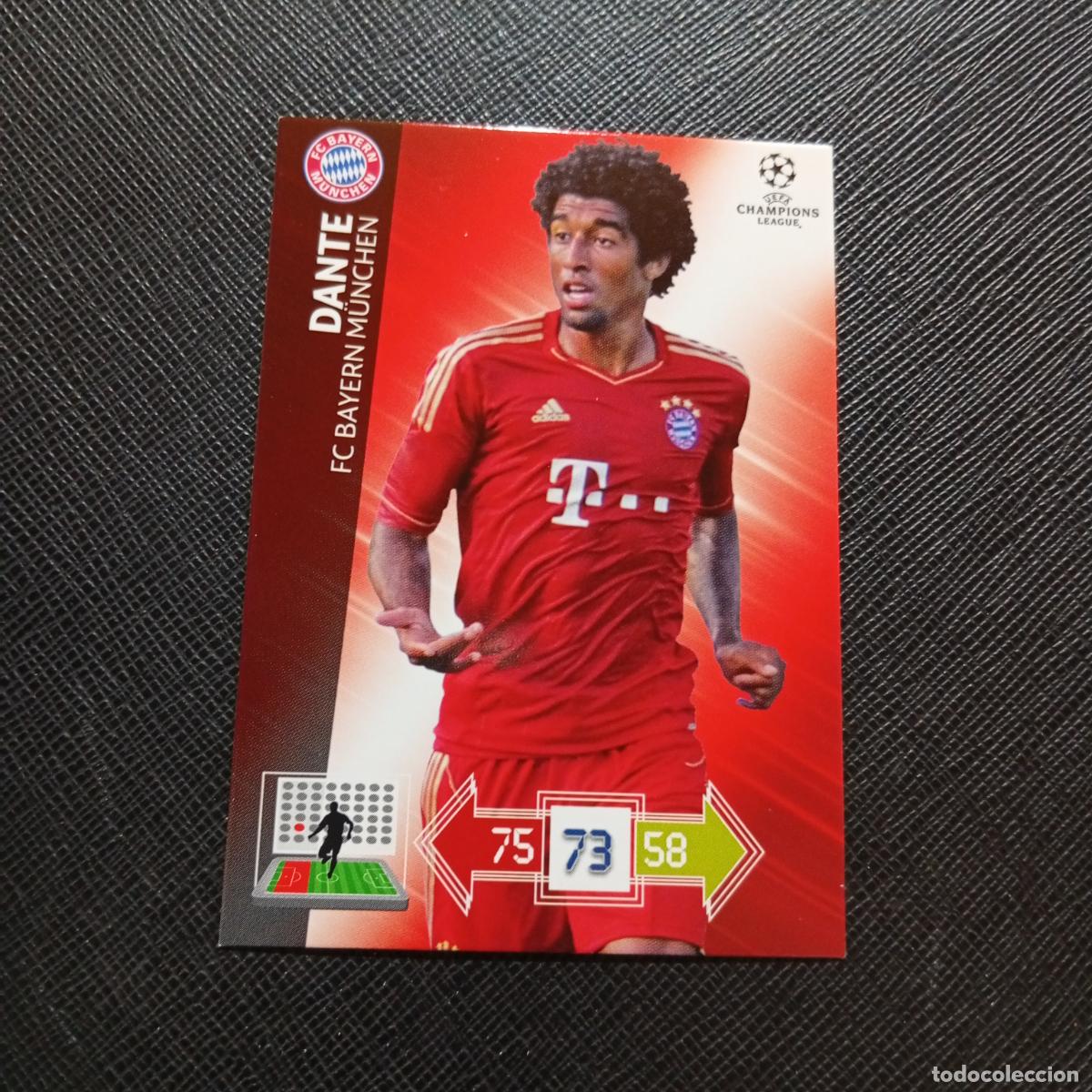 Cromos de f&uacute;tbol: DANTE BAYERN MUNICH ADRENALYN CHAMPIONS LEAGUE 2012 2013 FUTBOL 12 13 - A210 PG334