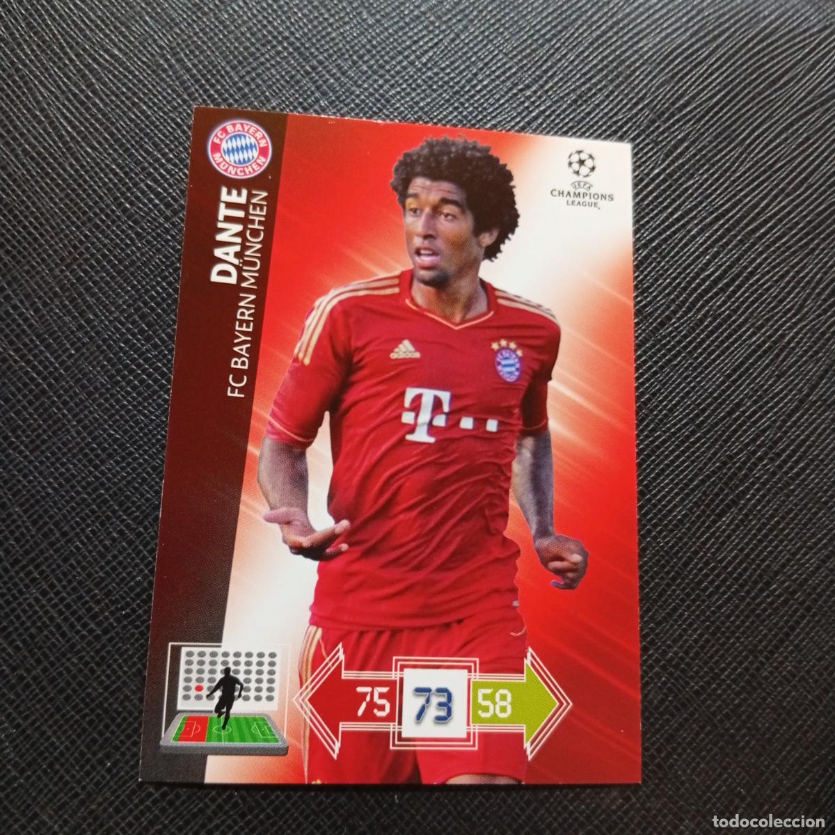 Cromos de f&uacute;tbol: DANTE BAYERN MUNICH ADRENALYN CHAMPIONS LEAGUE 2012 2013 FUTBOL 12 13 - A210 PG343
