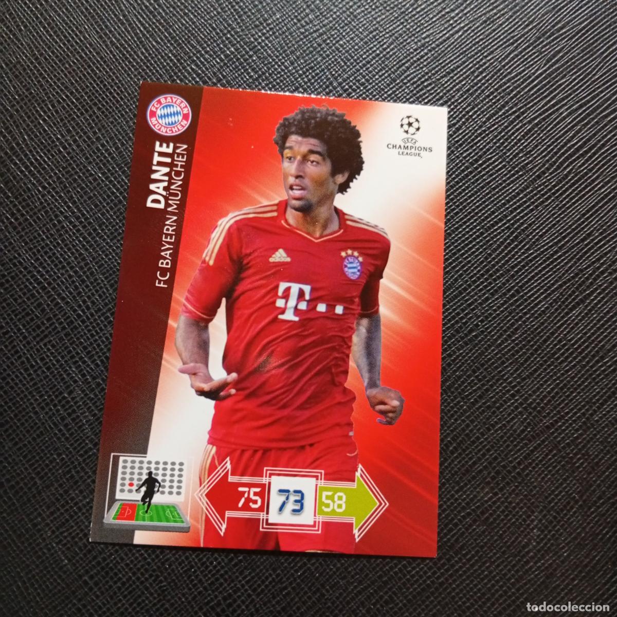 Cromos de f&uacute;tbol: DANTE BAYERN MUNICH ADRENALYN CHAMPIONS LEAGUE 2012 2013 FUTBOL 12 13 - A210 PG343 B