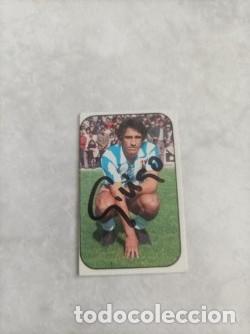 Cromos de f&uacute;tbol: Cromo futbol firmado Esteban Vigo