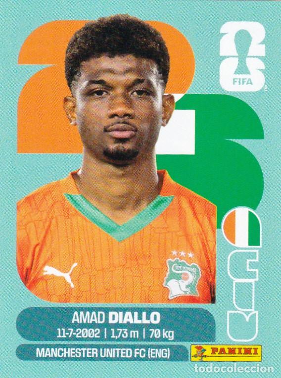 Cartes &agrave; collectionner de Football: FIFA WORLD CUP 2026 * DIALLO N&ordm; 15 * DE COSTA DE MARFIL - NUEVO DE SOBRE (A-18)