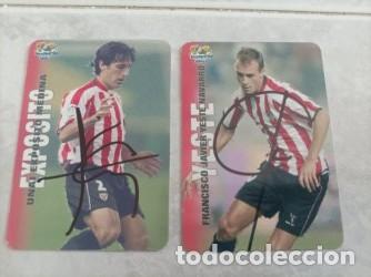 Fu&szlig;ball-Sticker: Cromos futbol firmados Yeste, Exposito