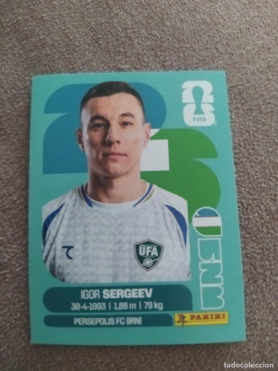 Cromos de f&uacute;tbol: UZB 19 Igor SERGEEV Uzbekist&aacute;n Mundial 2026 Panini