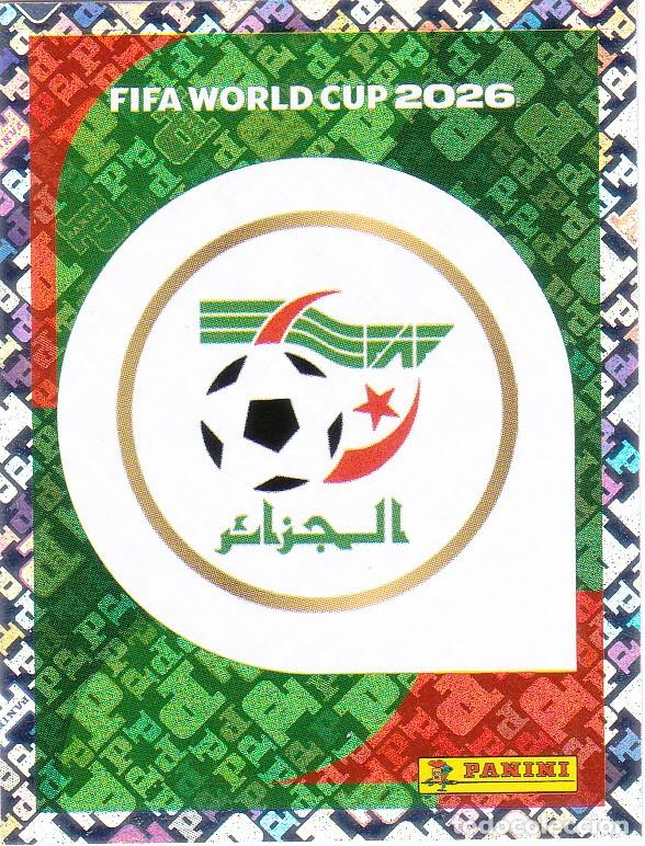 Cromos de f&uacute;tbol: FIFA WORLD CUP 2026 * ESCUDO N&ordm; 1 * DE ARGELIA - NUEVO DE SOBRE (A-18)