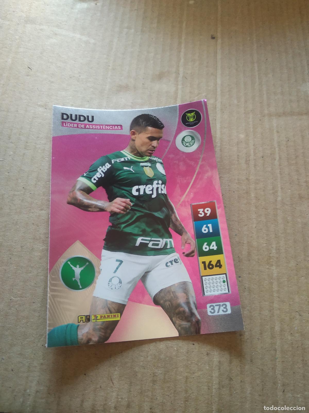 Cromos de f&uacute;tbol: 373 DUDU PALMEIRAS CROMO FUTBOL PANINI ADRENALYN LIGA BRASIL 2023 BRASILEIRAO