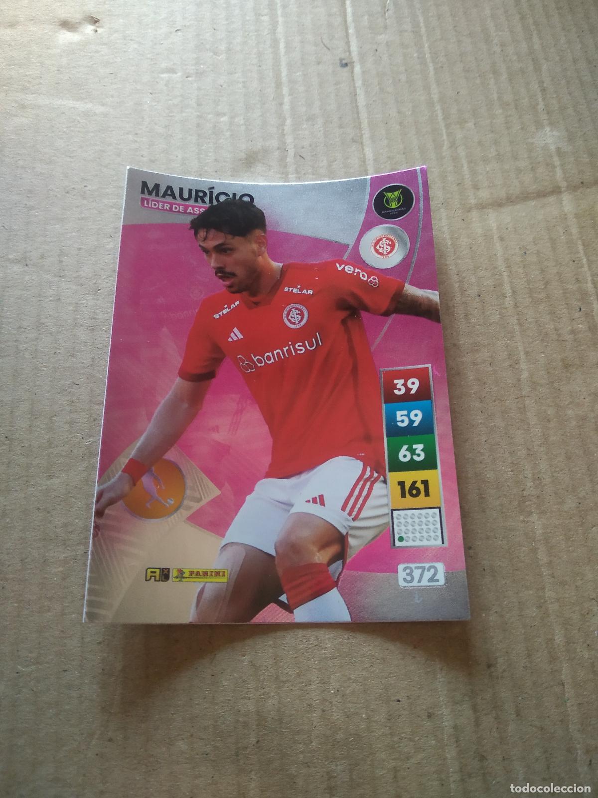 Cromos de f&uacute;tbol: 372 MAURICIO INTERNACIONAL CROMO FUTBOL PANINI ADRENALYN LIGA BRASIL 2023 BRASILEIRAO