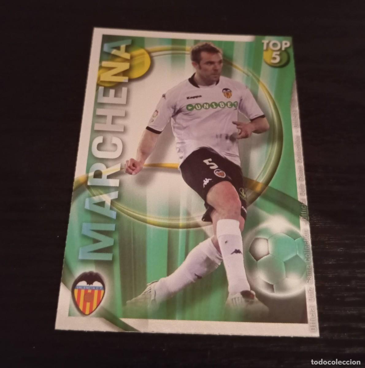 Cromos de f&uacute;tbol: -MUNDICROMO 2011 : 570 MARCHENA ( VALENCIA ) -- TOP VERDE BRILLO LISO --