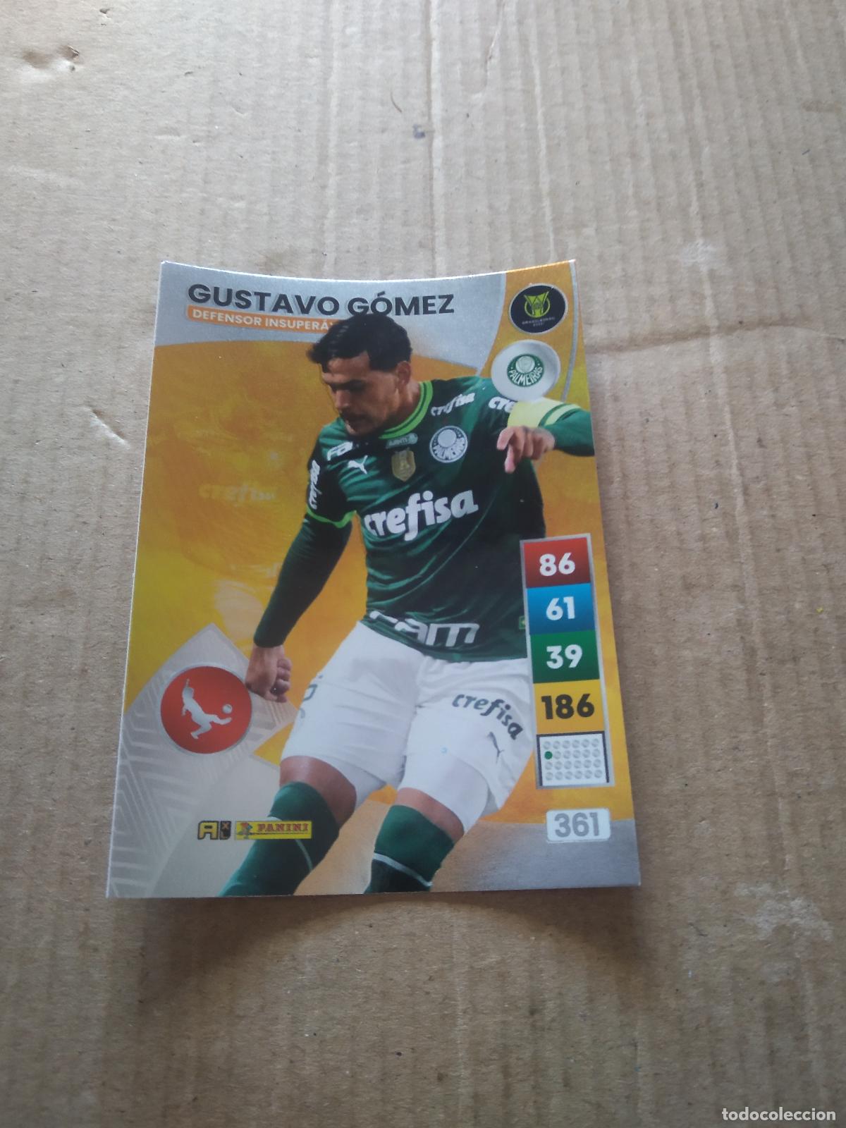 Cromos de f&uacute;tbol: 361 GUSTAVO GOMEZ PALMEIRAS CROMO FUTBOL PANINI ADRENALYN LIGA BRASIL 2023 BRASILEIRAO