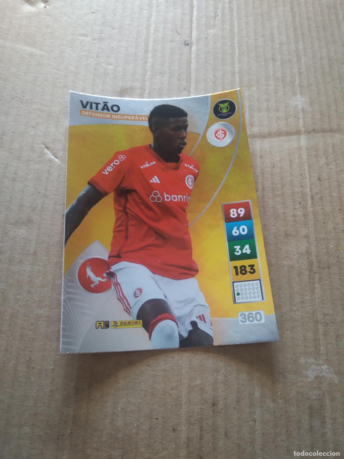 Cromos de f&uacute;tbol: 360 VITAO INTERNACIONAL CROMO FUTBOL PANINI ADRENALYN LIGA BRASIL 2023 BRASILEIRAO