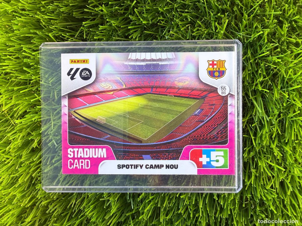 Cromos de f&uacute;tbol: N&ordm; 55BIS Spotify Camp Nou Stadium Card FC Barcelona Adrenalyn XL 25 26