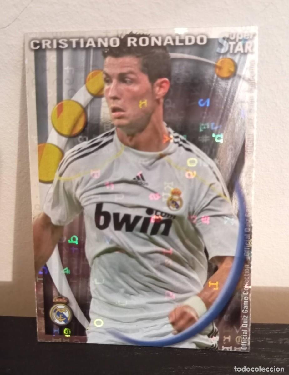 Cromos de f&uacute;tbol: -MUNDICROMO 2011 : 52 CRISTIANO RONALDO ( REAL MADRID ) -- SUPERSTAR BRILLO LETRAS --