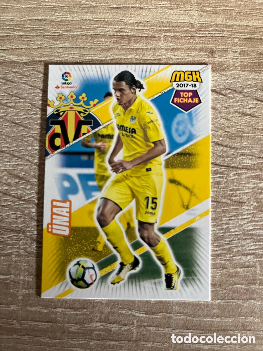Cartes &agrave; collectionner de Football: 533 &Uuml;NAL UNAL TOP FICHAJE MEGACRACKS MGK 2017 2018 17 18 VILLARREAL